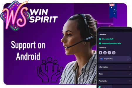 WinSpirit Casino Support on Android