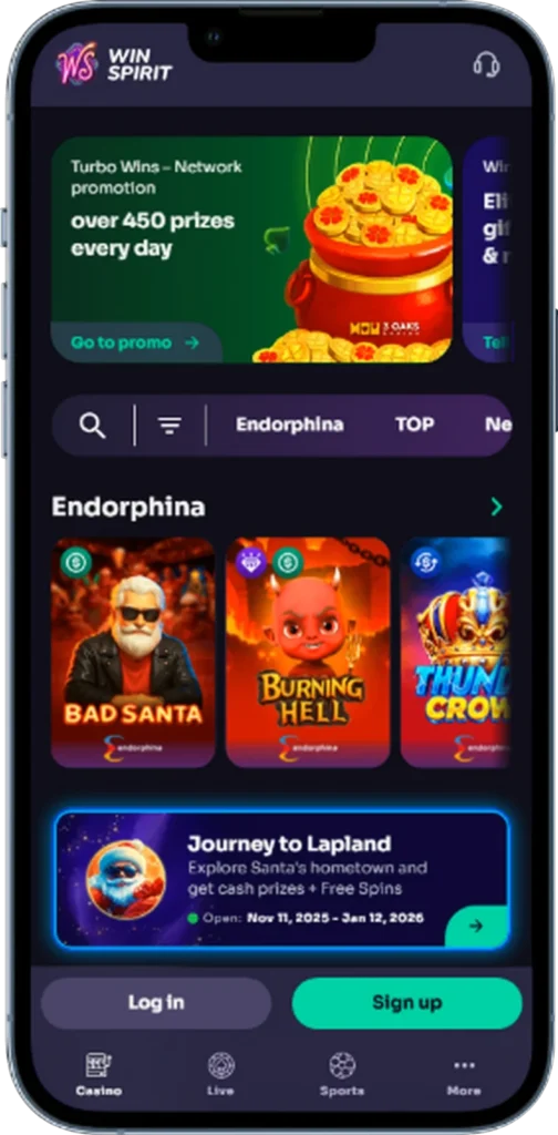 WinSpirit casino official website