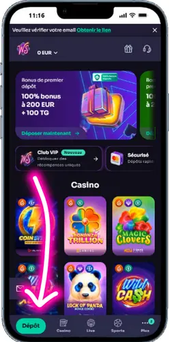 Connexion au compte WinSpirit