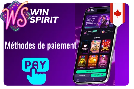 Winspirit Méthodes de paiement fr
